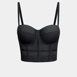 Noctivelle | Mesh Bustier Underwire Structured Top