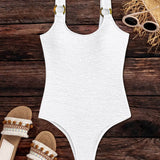 Riviera Swim | Crisscross Open Back One Piece Swimsuit
