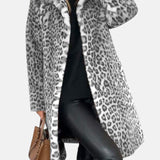Saskia | Leopard Long Coat