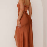 Soléane | Silk Touch Slit Maxi Dress