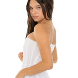 Valerie | Strapless Sculpted Corset Top