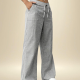 Tatienne | Wide Leg Pants Elastic Waist Drawstring