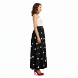 Viviana Monroe | Polkadot Strapless Maxi Dress