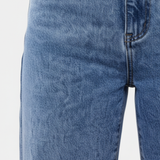 Evarisse | Relaxed Fit Denim Pants High Waisted Straight Wide Leg