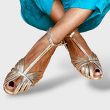 Vivara Noelle | Suede Cross Strap Sandals