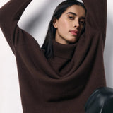 Rouge Comfort | Oversized Turtleneck Knit Sweater