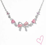 Rosalie Charm | Bow Heart Bracelet