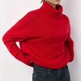 Rouge Comfort | Oversized Turtleneck Knit Sweater