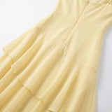 Rosalie Étoile | Sweetheart Ruffle Maxi Wedding Guest Dress