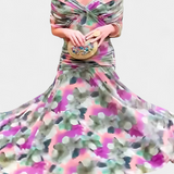 Alondra | Floral Pleated Maxi Dress