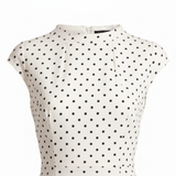 Valentina Colette | Polkadot Pleated Maxi Dress