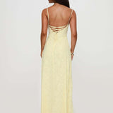 Elysia Fleur | Floral Burnout Maxi Wedding Guest Dress