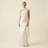 Celestine Amoura | One Shoulder Wedding Guest Midi Dress