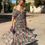 Camila | Watercolor Floral Maxi Dress