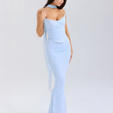 Malu | Mesh Corset & Maxi Skirt Set