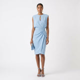 Elara Vivienne | Keyhole Midi Wedding Guest Dress