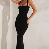 Silhouette Form | Square Neck Bodycon Midi Dress