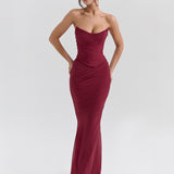 Malu | Mesh Corset & Maxi Skirt Set
