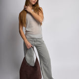 Sorella | Suede-Look Hobo Shoulder Bag