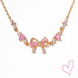 Rosalie Charm | Bow Heart Bracelet