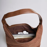 Sorella | Suede-Look Hobo Shoulder Bag
