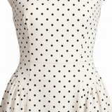 Valentina Colette | Polkadot Pleated Maxi Dress