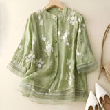 Gina | Embroidered Cotton Top