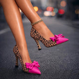 Bellaflair | Bow Detail Heels Feminine Statement Elegance
