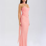 Malu | Mesh Corset & Maxi Skirt Set