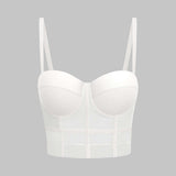 Noctivelle | Mesh Bustier Underwire Structured Top