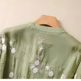 Gina | Embroidered Cotton Top