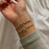 Rosalie Charm | Bow Heart Bracelet