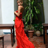Florien | Ruffle Dress Lightweight Feminine Flowing Silhouette