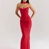 Malu | Mesh Corset & Maxi Skirt Set