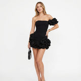 Portia | Floral Ruched Mini Dress