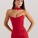 Malu | Mesh Corset & Maxi Skirt Set