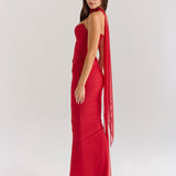 Malu | Mesh Corset & Maxi Skirt Set