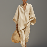 Esmira | Textured Asymmetric Two-Piece Set