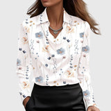 Liora | Pleated Satin Blouse