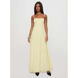 Elysia Fleur | Floral Burnout Maxi Wedding Guest Dress