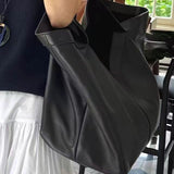 Valencia | Oversized Leather Tote with Structured Handles