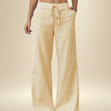 Tatienne | Wide Leg Pants Elastic Waist Drawstring
