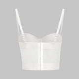 Noctivelle | Mesh Bustier Underwire Structured Top