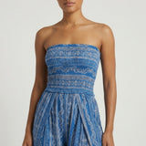 Azura Solenne | Strapless Wide Leg Jumpsuit