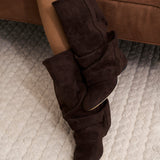 Brunelle | Slouchy Knee High Boots Hidden Lift Comfort