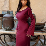 Noélisse | Long Sleeve Flowing Maxi Dress