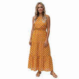 Colette Soleil | Polkadot Maxi Summer Dress