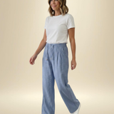 Saree | Wide Leg Pants Breathable Fabric
