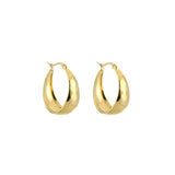 Aurielle Drop | Gold Teardrop Hoop Earrings