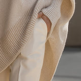 Eliorine | Wool Blend Refined Knit Sweater